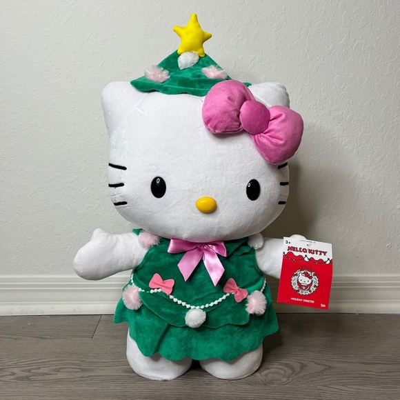 Sanrio Holiday Hello Kitty Christmas Tree Greeter Plush Poshmark